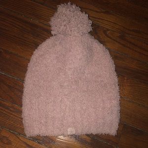 Barefoot Dreams Hat & Scarf Blush Pink Brand New